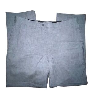 Louis Raphael Limited Gray Straight Fit Pants 36x32 Wool Blend Men’s Trousers